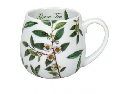 KP - Porcelánový hrnek buclák My favourite tea Green - zelený čaj - 420 ml