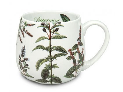 KP - Porcelánový hrnek buclák My favourite tea peppermint - máta - 420 ml