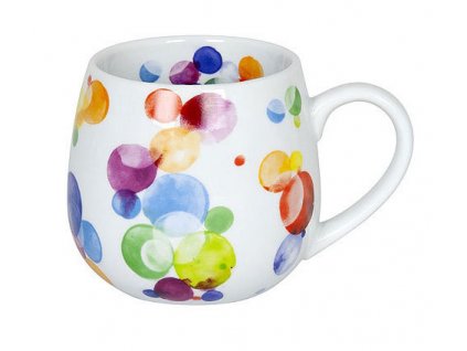 KP - Porcelánový hrnek Colourful Cast Bubbles, buclák - 420 ml