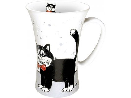 KP - Porcelánový hrnek Carlo the cat, maxi hrnek - kocour Carlo - 565 ml