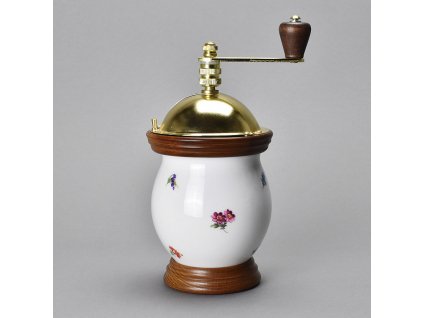 Porcelánový mlýnek na kávu Baňák rakouská házenka