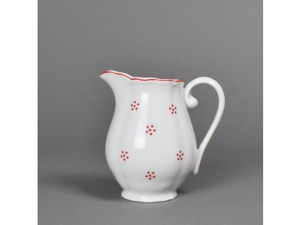 Porcelánová mlékovka, Verona Valbella červená - 250 ml