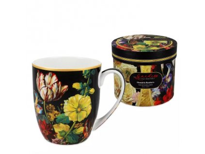 Carmani - Porcelánový hrnek, Pestré květy - 400 ml