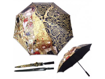 Velký deštník Gustav Klimt "Polibek/Strom života" - ø 124 cm