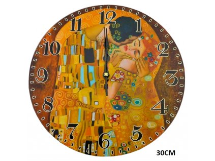 Nástěnné hodiny G. Klimt, Poleibek