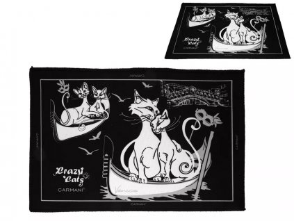 Carmani - Kobereček Crazy Cats, kočky na loďce - 40*60 cm