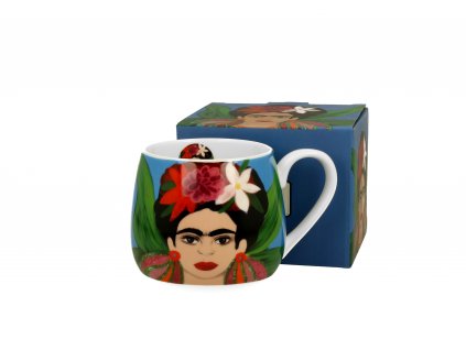 DG - Porcelánový hrnek barylka Frida Kahlo v dárkové krabičce - 430 ml