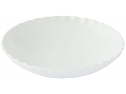Easy Life - Porcelánový polévkový talíř Onde White - 20 cm