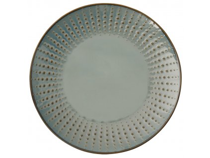 Easy Life - Porcelánový dezertní talíř Drops Celadon - 21 cm