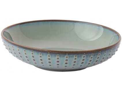 Easy Life - Porcelánový polévkový talíř Drops Celadon - 20 cm