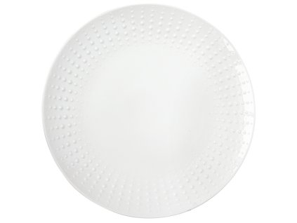 Easy Life - Porcelánový dezertní talíř Drops White - 21 cm