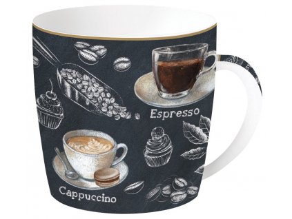 Easy Life - Porcelánový hrnek Barista v dárkové krabičce - 350 ml