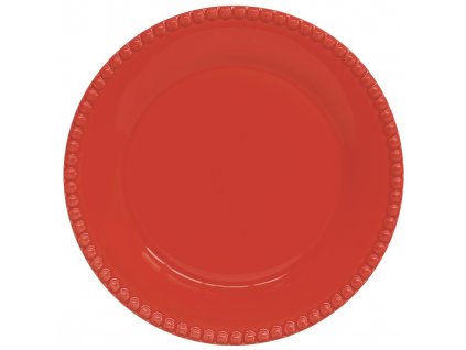 Easy Life - Porcelánový dezertní talíř Tiffany Red - 19 cm