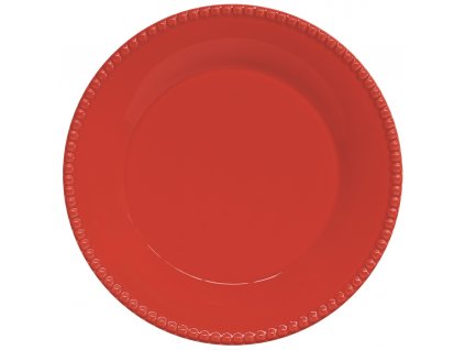 Easy Life - Porcelánový jídelní talíř Tiffany Red - 26 cm