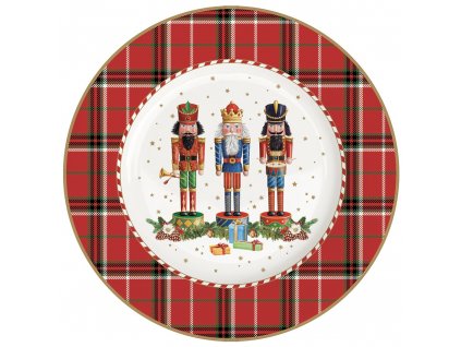 Easy Life - Porcelánový dezertní talířek Vintage Nutcracker - 19 cm