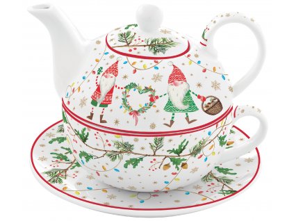 Easy Life - Porcelánová konvička s hrnkem Ready For Christmas - 350 ml