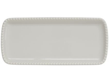 Easy Life - Servírovací obdélníkový talíř Tiffany Grey - 36×16 cm