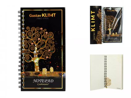 Carmani - Zápisník G. Klimt, The Tree of Life - 17*10 cm