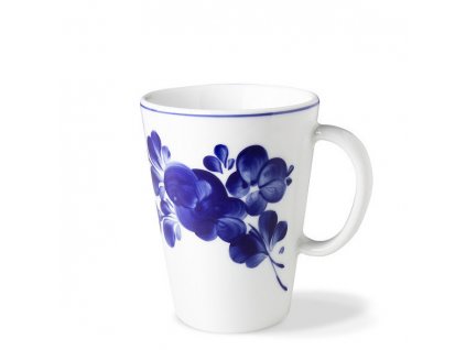 Porcelánový hrnek Indigo ruční malba, dekor č. 2 - 270 ml