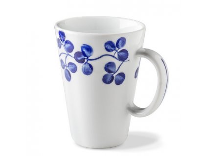 Porcelánový hrnek Indigo, ruční malba - 450 ml