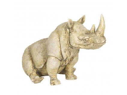 Sedící nosorožec Clayre & Eef 6PR3198 - 32*17*20 cm