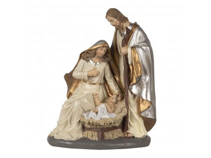Dekorativní figurka svaté rodiny Clayre & Eef 6PR4752 - 15*11*20 cm