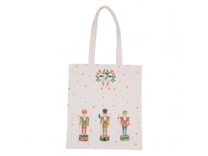 Textilní taška HAPPY LITTLE CHRISTMAS Clayre & Eef HLC83-2 - 33*38 cm