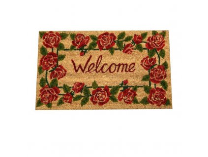 Kokosová rohožka WELCOME ROSES Clayre & Eef ROMC - 45*75 cm