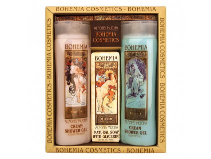 Bohemia Gifts Kosmetická sada Mucha pro učitelku 2x gel 200 ml a mýdlo 125 g č. 1
