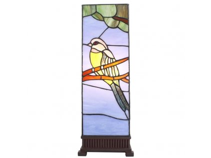 Stolní lampa Tiffany BIRD Clayre & Eef 5LL-6294 - 18x18x48 cm E14/max 1x40W