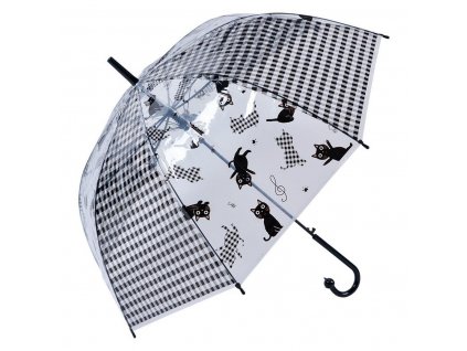 Deštník BLACK CATS Clayre & Eef JZUM0055Z - Ø 60 cm