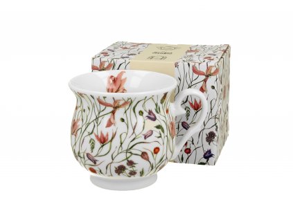 DG - Porcelánový retro hrnek FLOWER MEADOW v dárkové krabičce - 500 ml