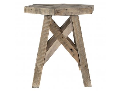 Dřevěná stolička na rostliny Clayre & Eef 6H2094 22*22*25 cm