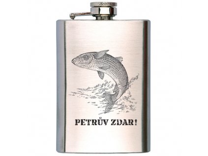 Bohemia Gifts Placatka na alkohol pro rybáře 100 ml - Petrův zdar
