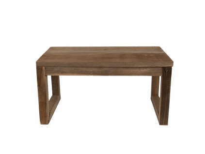 Dřevěná stolička na rostliny Clayre & Eef 6H2205 38x18x19 cm
