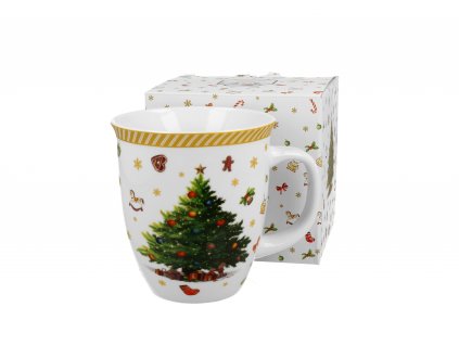 DG - Vánoční hrnek CHRISTMAS TREE 2 v dárkovém balení - 650 ml