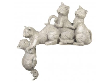 Dekorativní koťátka Clayre & Eef 6PR2901 47*13*51 cm