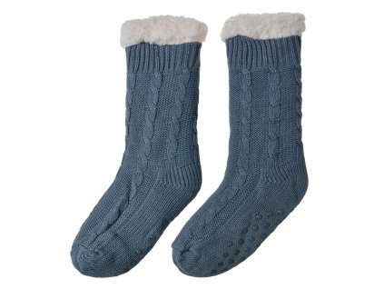 Protiskluzové ponožky BLUE Clayre & Eef JZSK0022BL univerzální velikost