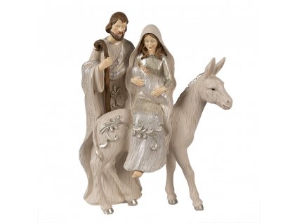 Dekorativní figurka svaté rodiny Clayre & Eef 6PR3929 24x16x32 cm