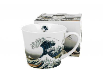 DG - Porcelánový hrnek, THE GREAT WAVE inspired by HOKUSAI - 610 ml