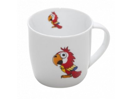 Porcelánový hrnek Papoušek - 260 ml