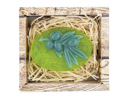 Bohemia Gifts Ručně vyráběné tvarované mýdlo 90 g - oliva