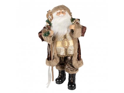 Dekorativní figurka Santa Clause Clayre & Eef 50763 37x29x82 cm