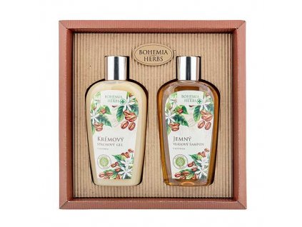 Bohemia Herbs Kosmetická sada kofein - sprchový gel 250ml a šampon 250ml