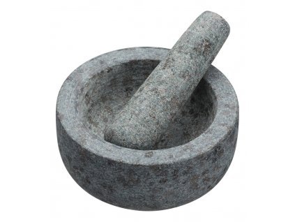 Kitchen Craft - Granitový hmoždíř šedý malý - 12×6,5 cm