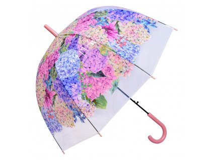 Deštník HYDRANGEA PINK Clayre & Eef JZUM0067P 60 CM