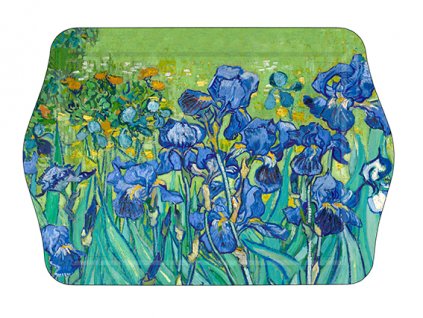 Plu - Melaminový tácek Vincent van Gogh, Kosatce - 14x21 cm
