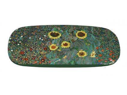 Pouzdro na brýle s čistícím hadříkem G. Klimt, Garden with Sunflowers