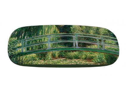 Plu - Pouzdro na brýle s čistícím hadříkem C. Monet, Japanese Bridge - 16x4x6 cm