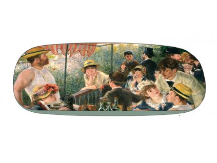 Plu - Pouzdro na brýle s čistícím hadříkem Pierre-Auguste Renoir, Luncheon at the Boa ti ng Party - 16x4x6 cm